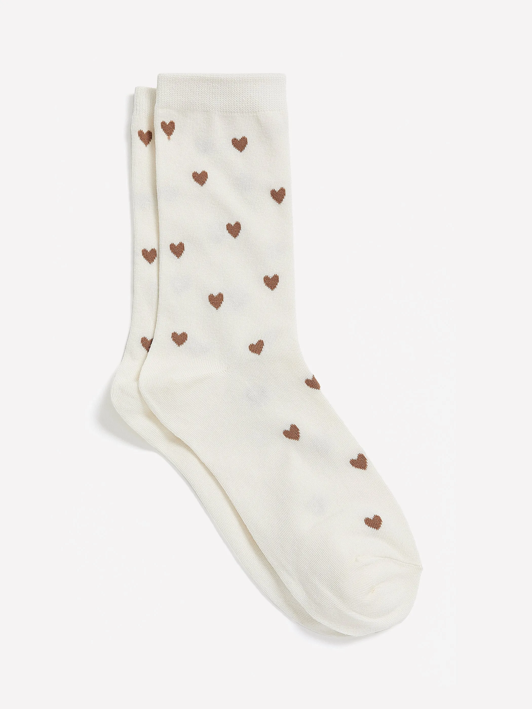 Crew Socks with Tiny Hearts sold by RW&CO. product image thumbnail 3