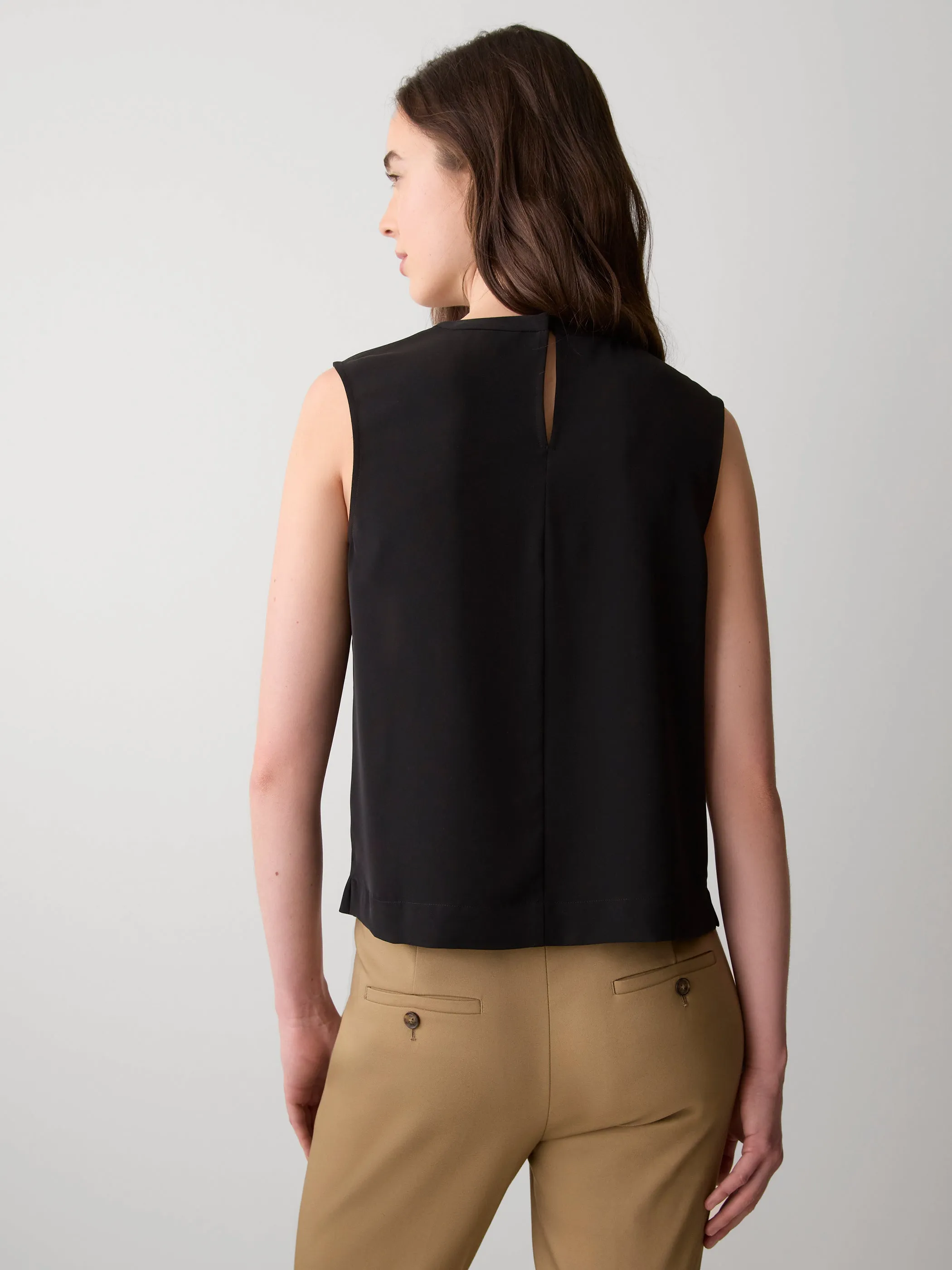 Crew-Neck Satin Cami sold by RW&CO. product image thumbnail 3