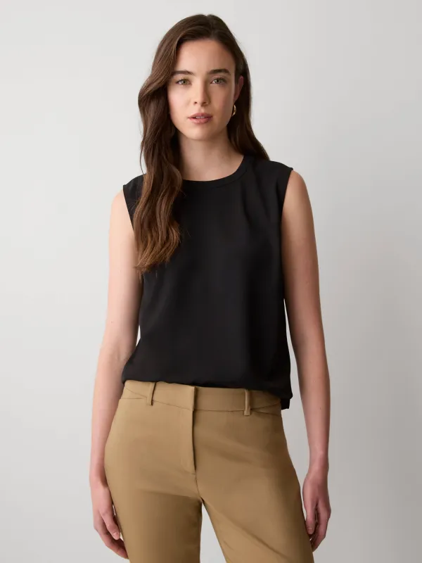 Crew-Neck Satin Cami sold by RW&CO.