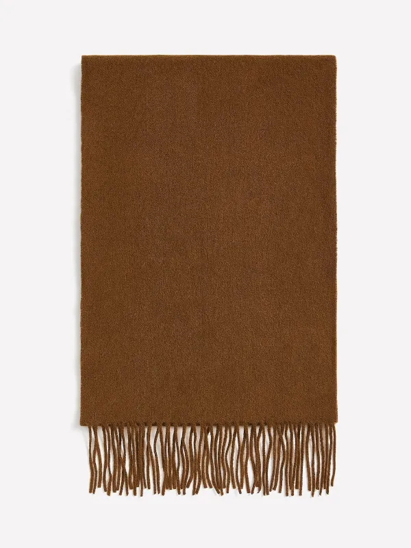 Solid Wool Scarf with Fringes sold by RW&CO.