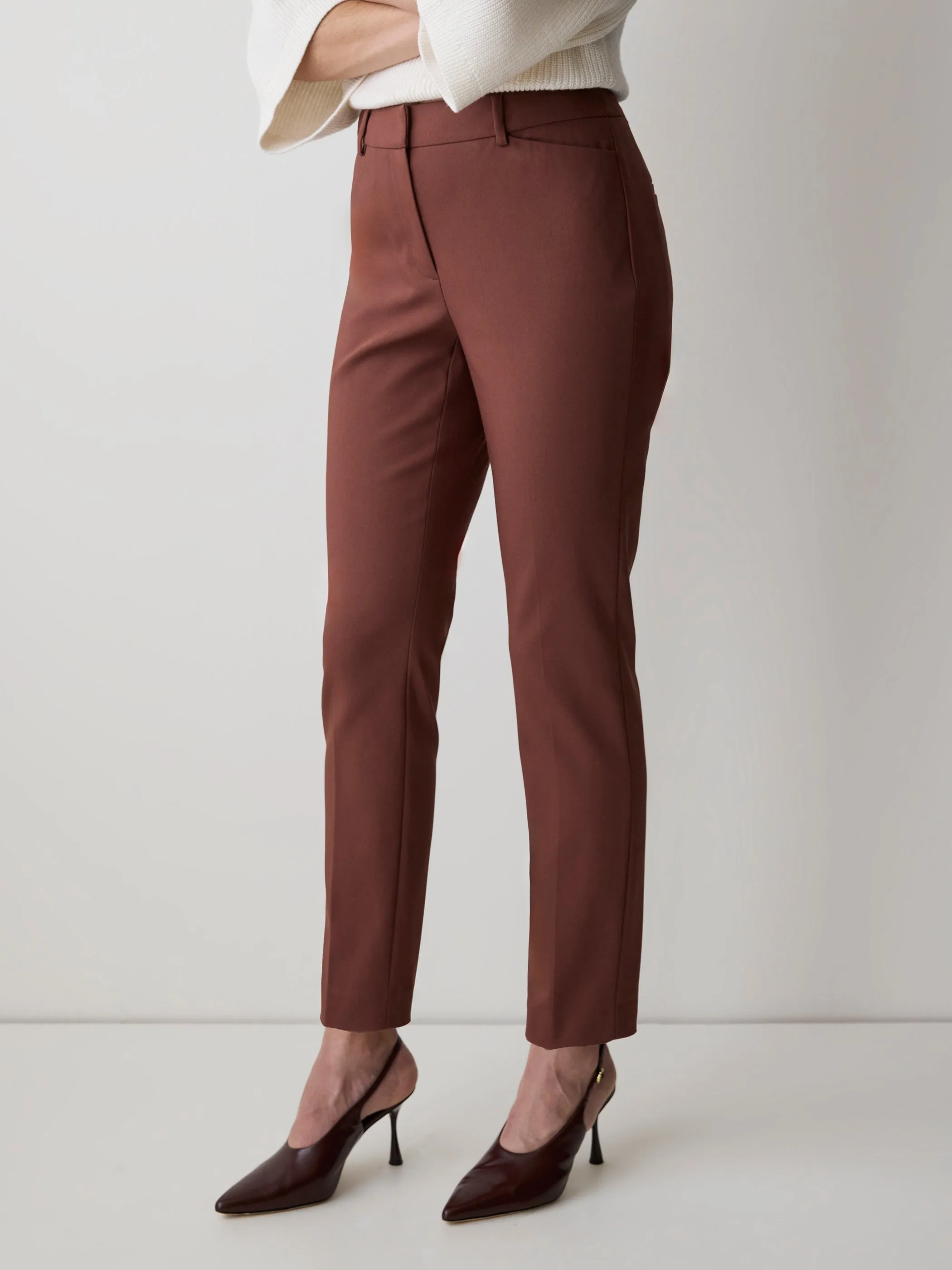 Limitless Mid-Rise Slim-Leg Curvy Pant sold by RW&CO.