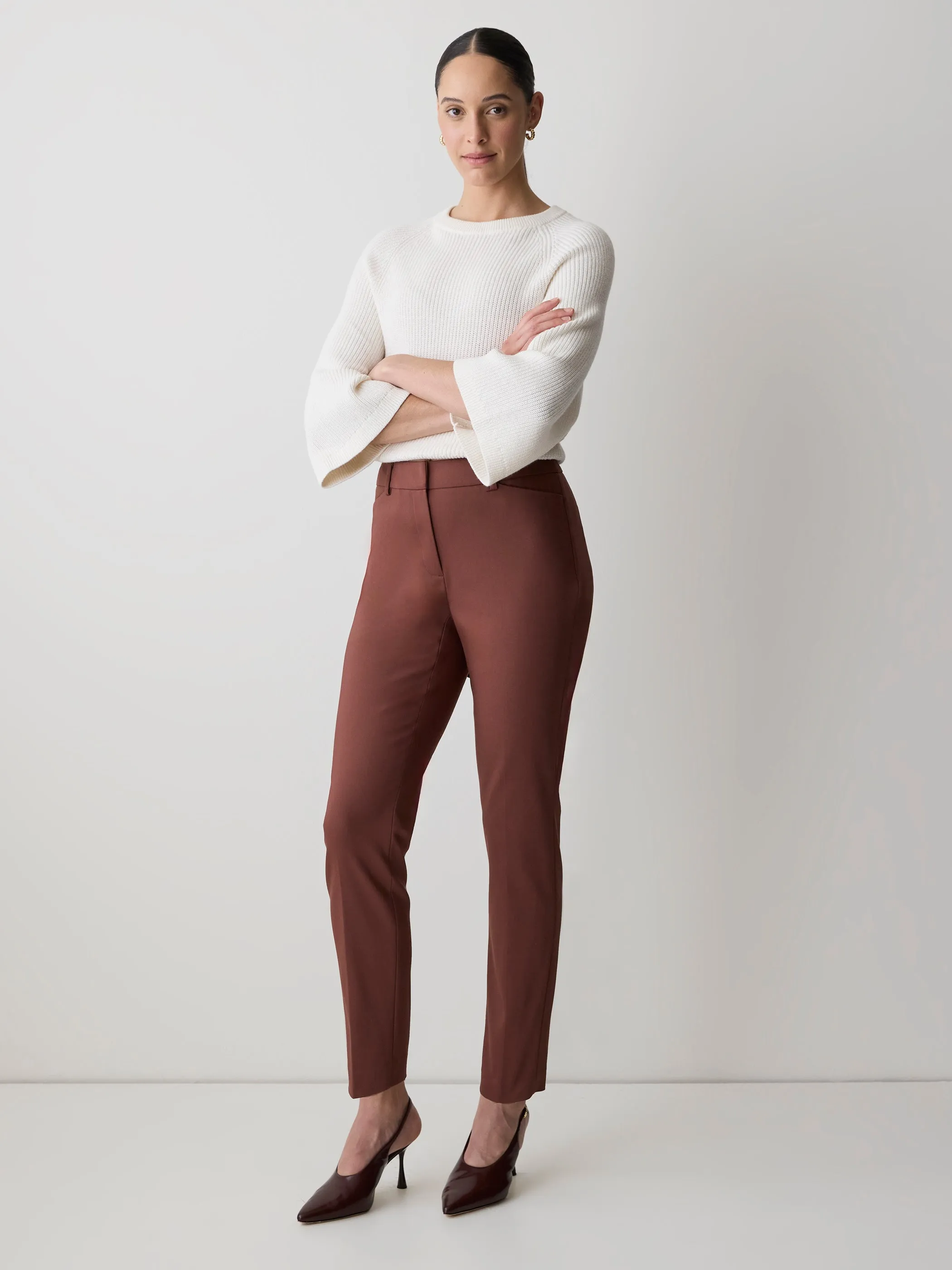 Limitless Mid-Rise Slim-Leg Curvy Pant sold by RW&CO. product image thumbnail 2
