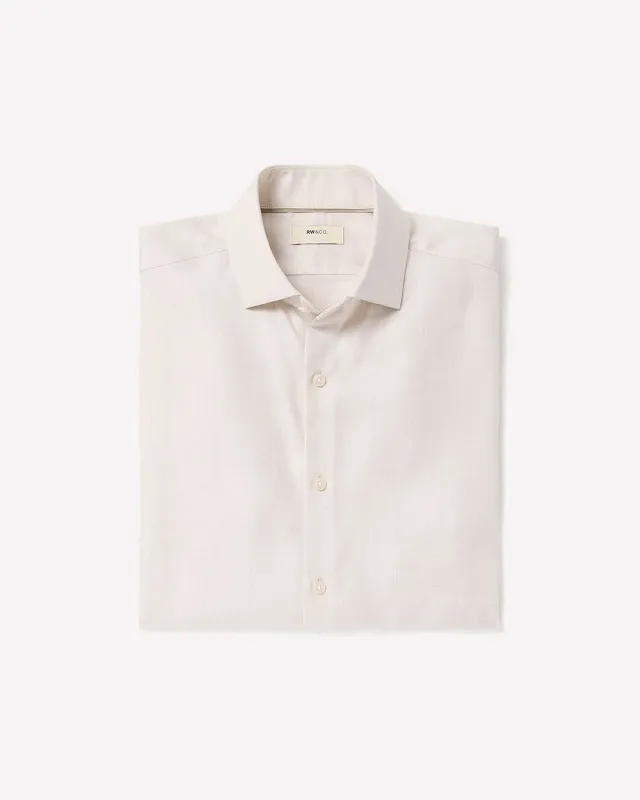 Tailored Fit Heather Dress Shirt sold by RW&CO.
