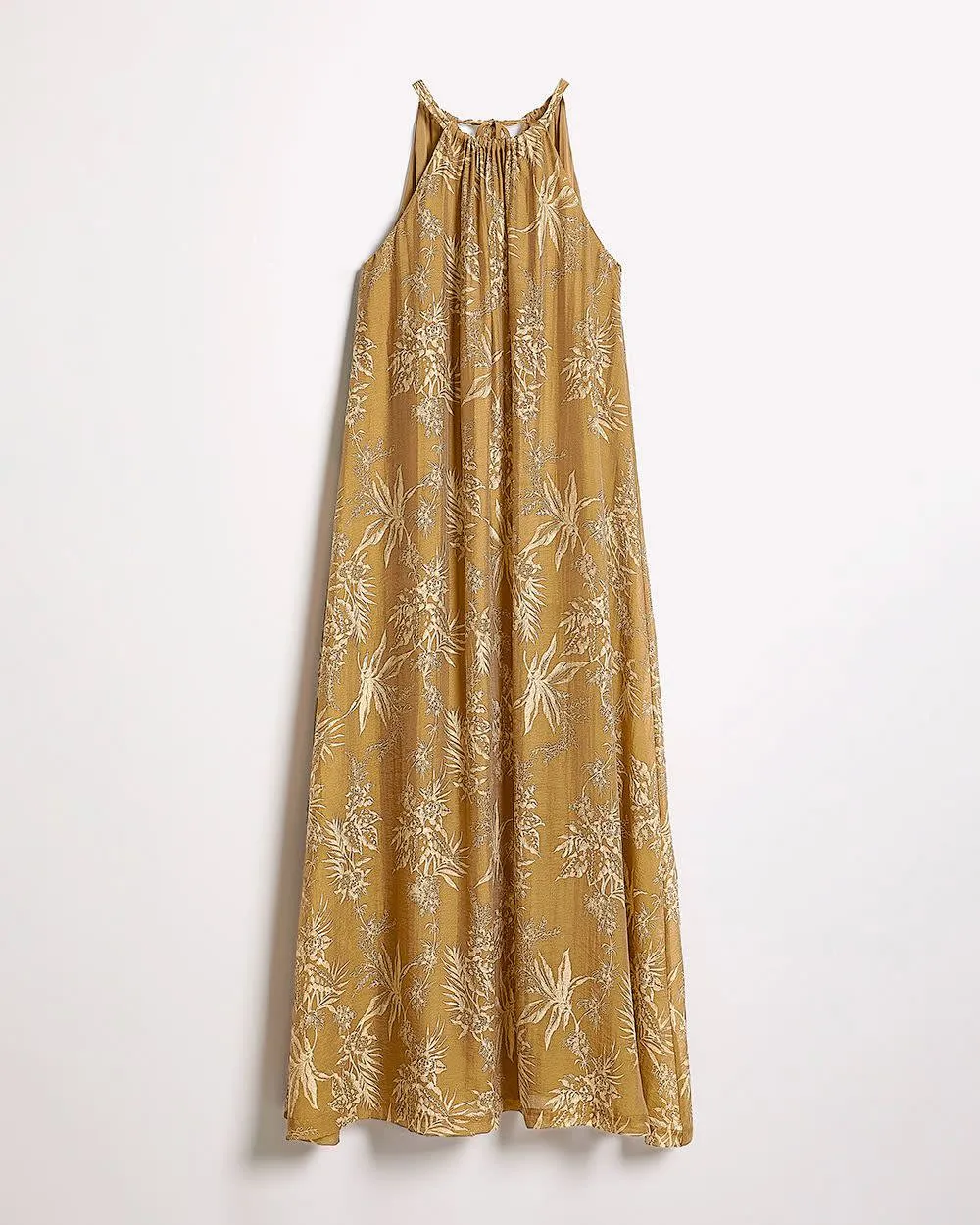 Sleeveless Halter-Neck Maxi Dress sold by RW&CO. product image thumbnail 4