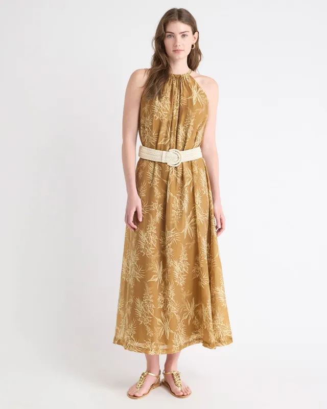 Sleeveless Halter-Neck Maxi Dress sold by RW&CO.