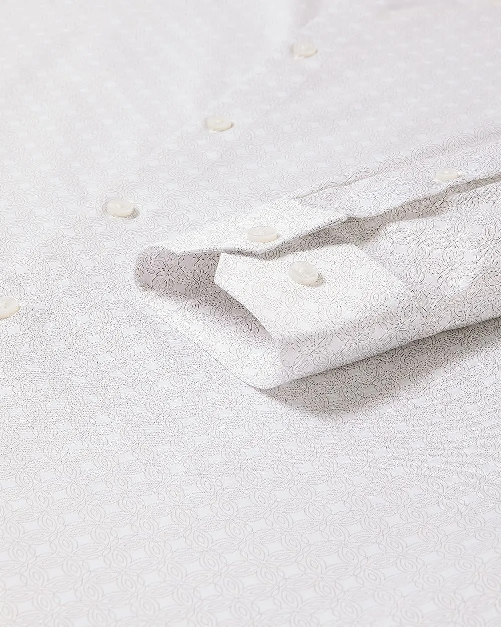 Tailored-Fit Dress Shirt with Micro Geo Print sold by RW&CO. product image thumbnail 5