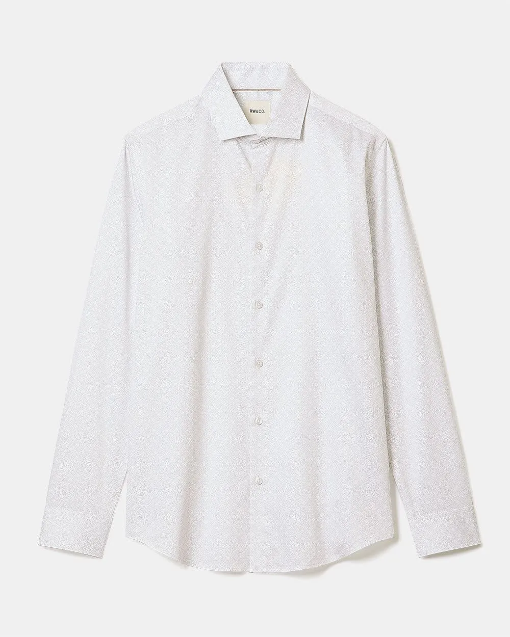 Tailored-Fit Dress Shirt with Micro Geo Print sold by RW&CO. product image thumbnail 2
