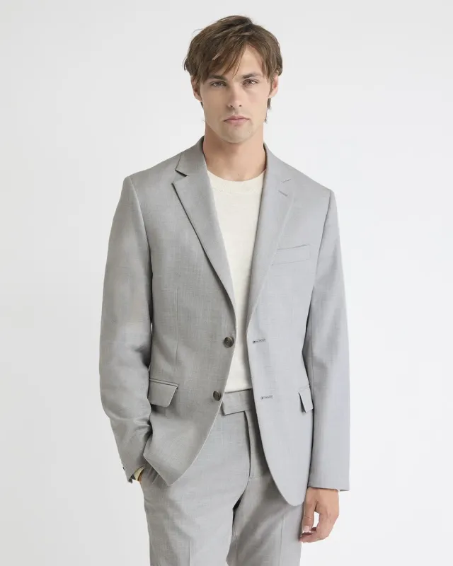 Essential Slim Fit Light Grey Suit Blazer sold by RW&CO.