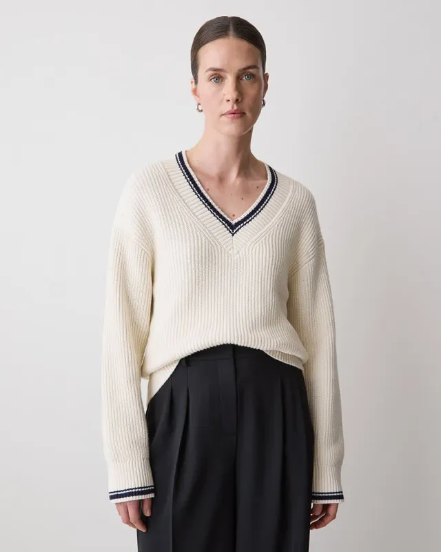 Long-Sleeve V-Neck Sweater sold by RW&CO.