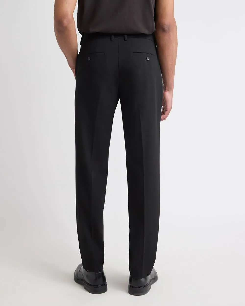 Black Tailored-Fit Essential Pant sold by RW&CO. product image thumbnail 3