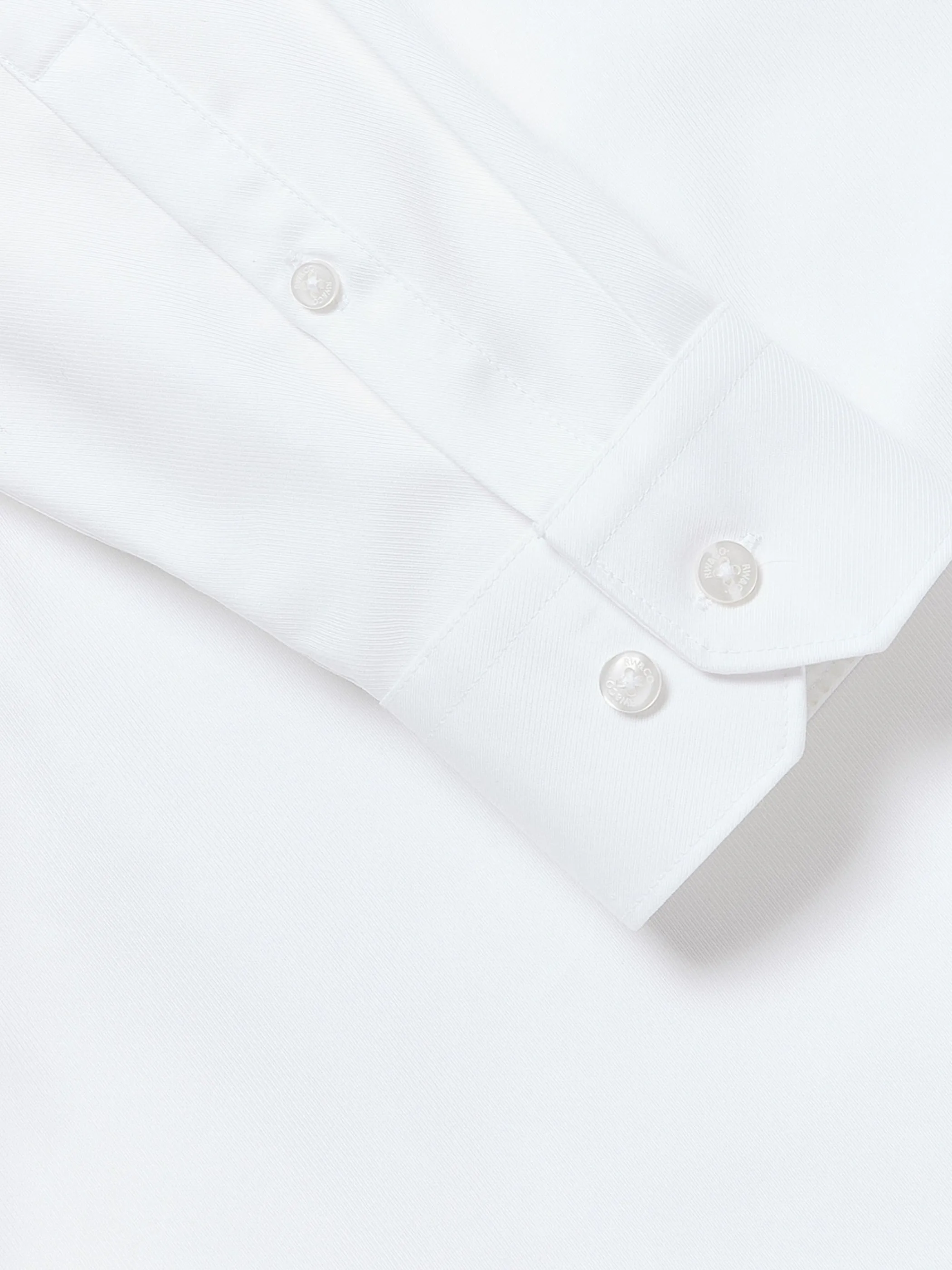 Slim Fit Solid Supima (R) Cotton Twill Dress Shirt sold by RW&CO. product image thumbnail 4