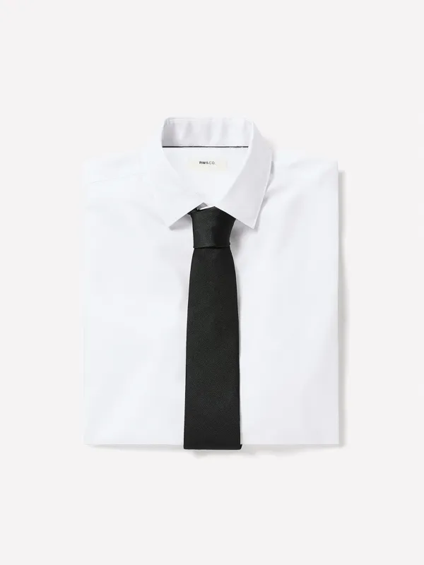 Slim-Fit Solid Supima (R) Cotton Twill Dress Shirt sold by RW&CO.