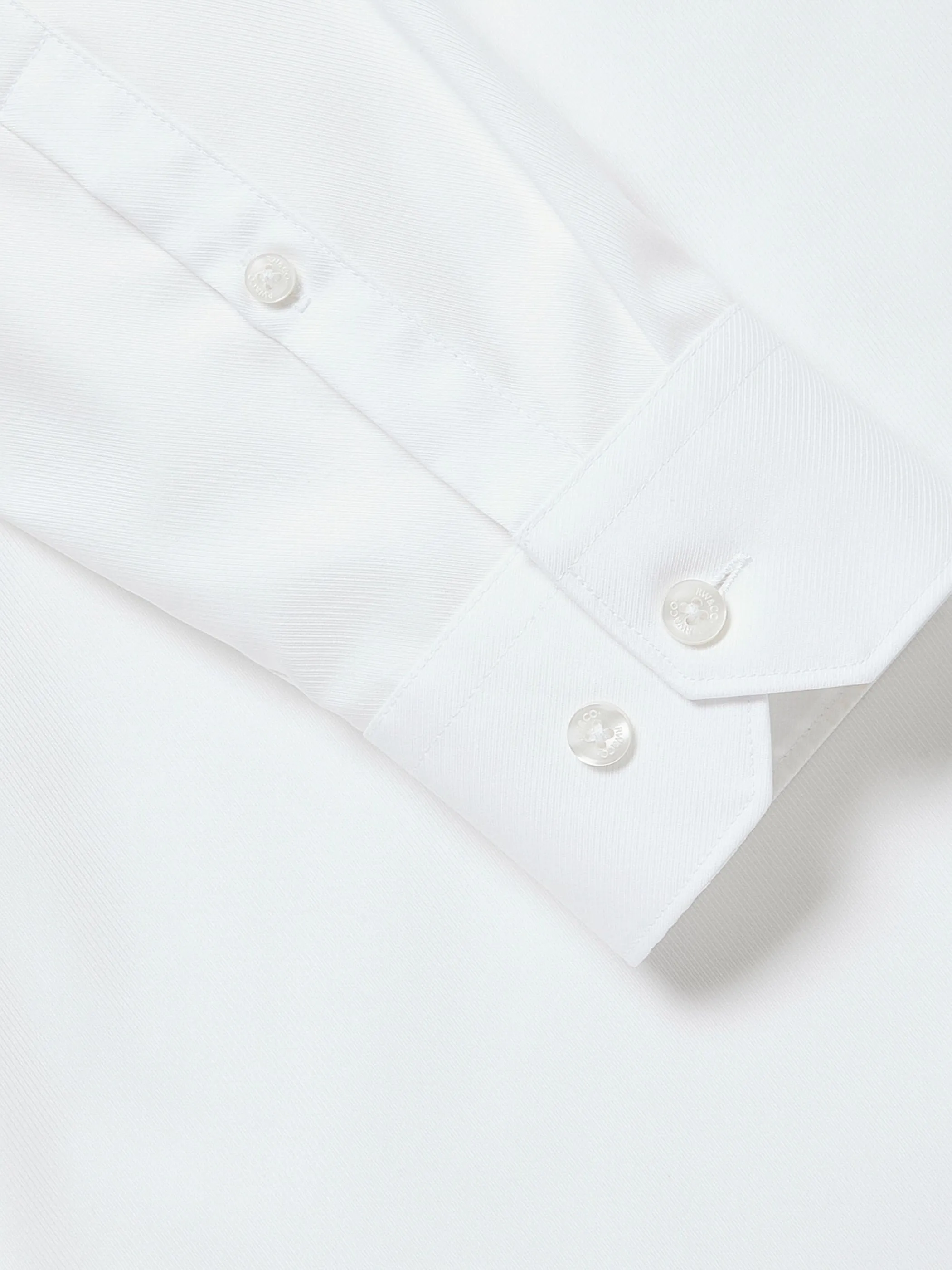 Tailored Fit Solid Twill Dress Shirt sold by RW&CO. product image thumbnail 4