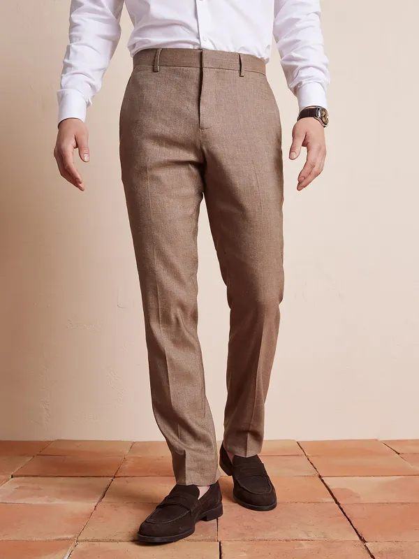 Slim Fit Stretch Linen Suit Pant sold by RW&CO.