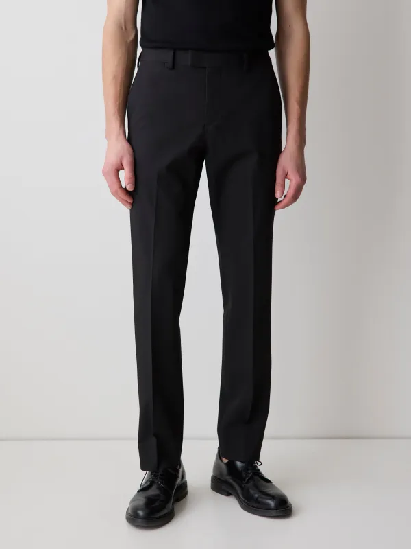 Black Slim Fit E-Tech Suit Pant sold by RW&CO.