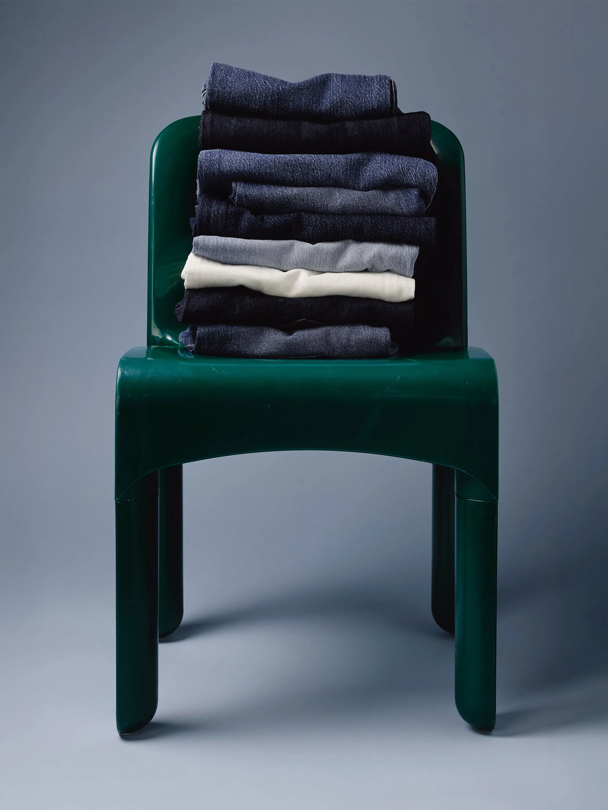 Long Medium-Wash Straight-Leg Jeans sold by RW&CO. product image thumbnail 3