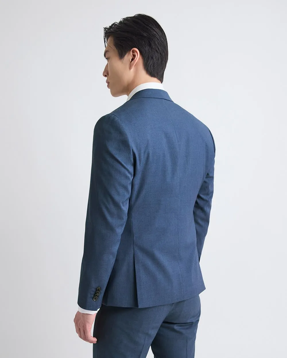 Slim Fit Blue Suit Blazer sold by RW&CO. product image thumbnail 3