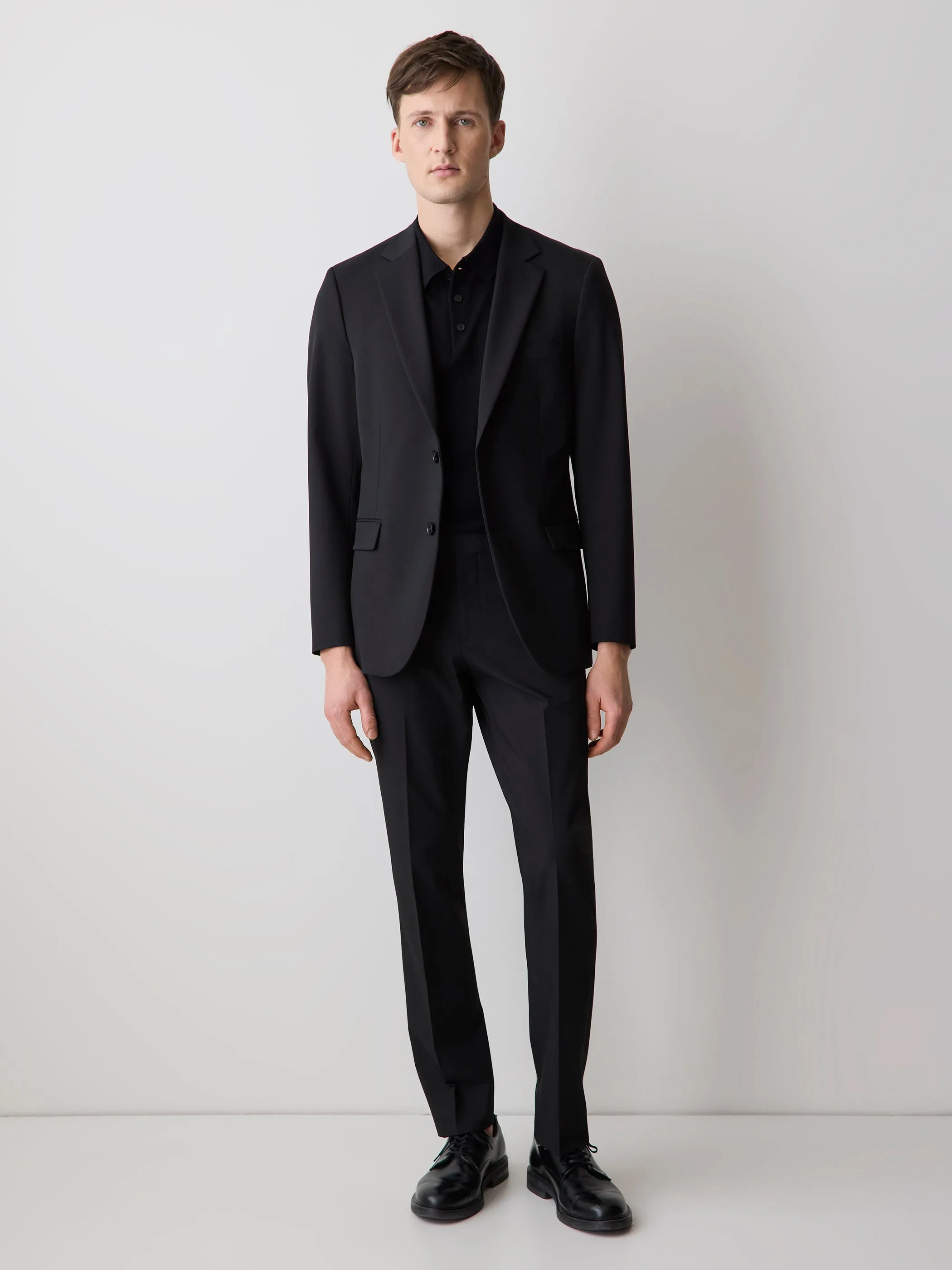 Black Slim Fit E-Tech Blazer sold by RW&CO.