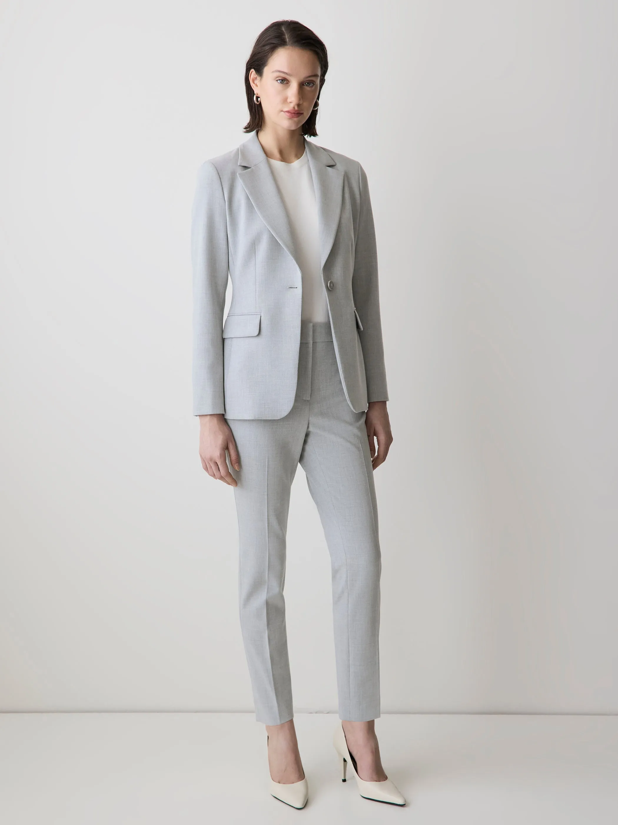 Mid-Rise Slim-Leg Signature Pant sold by RW&CO. product image thumbnail 2