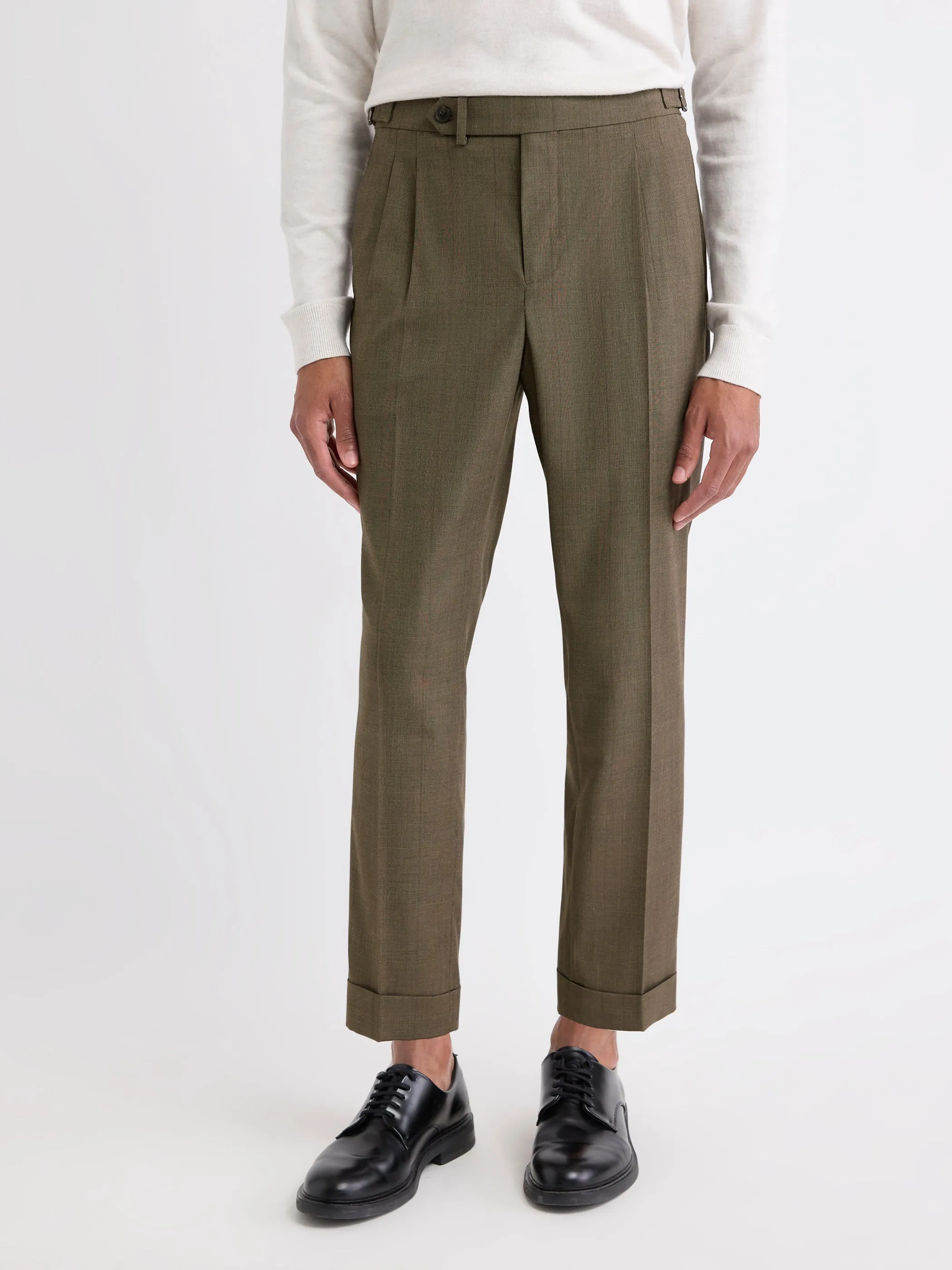 Tapered-Leg Prince-of-Wales Pant sold by RW&CO. product image thumbnail 2