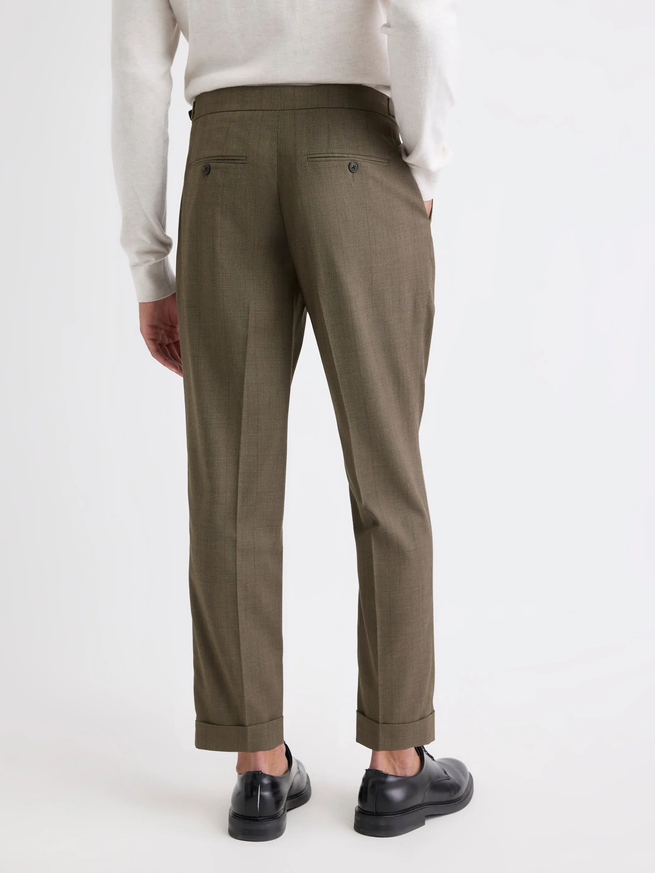 Tapered-Leg Prince-of-Wales Pant sold by RW&CO. product image thumbnail 3