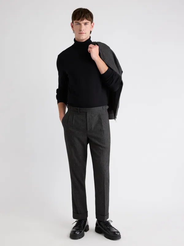 Tweed-Effect Tapered-Leg Pant sold by RW&CO.