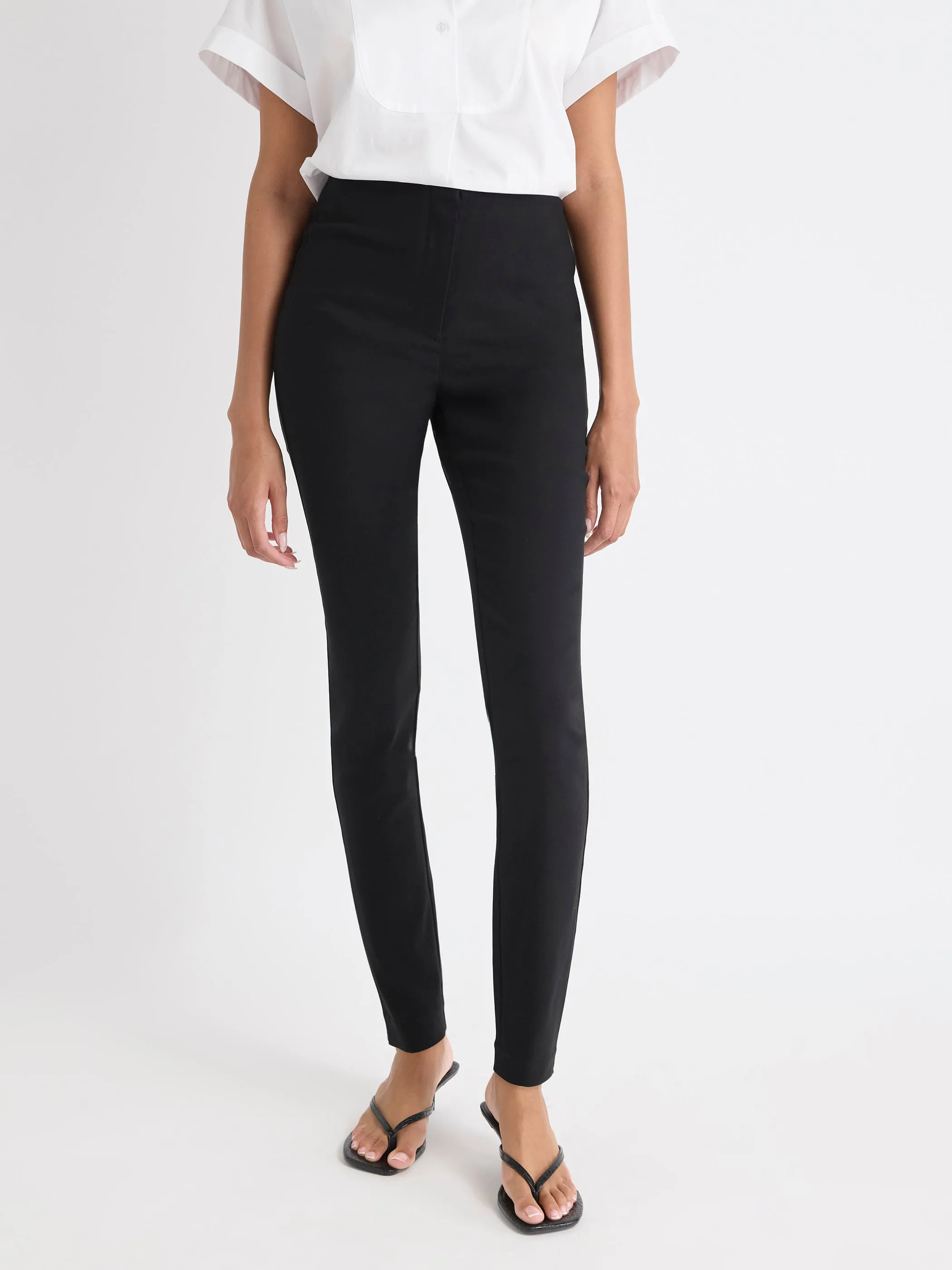 High-Rise Long Legging Pant - The Modern Stretch sold by RW&CO. product image thumbnail 2