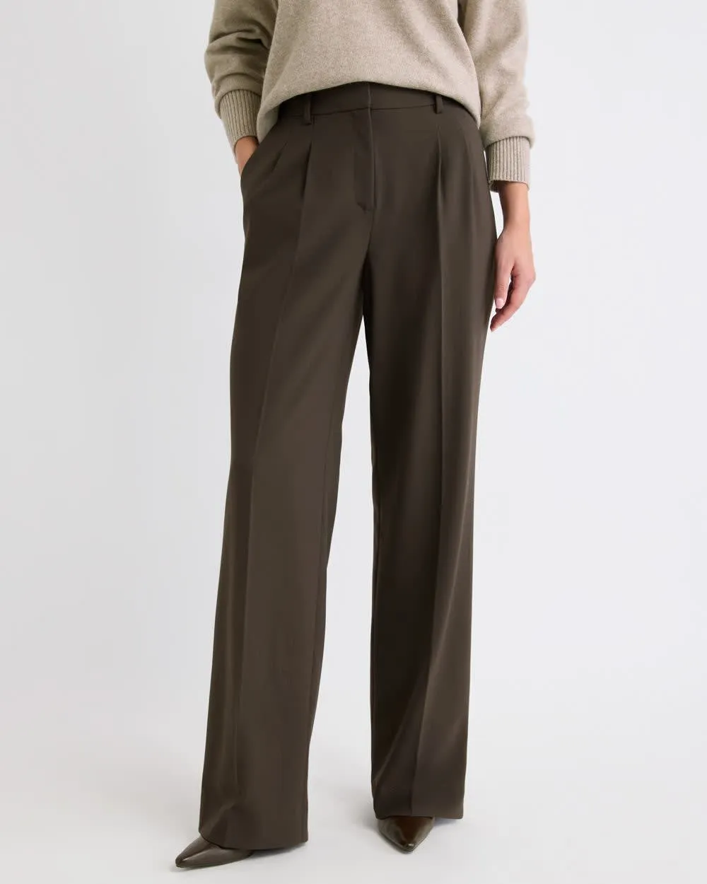 High-Rise Wide-Leg Pant sold by RW&CO.