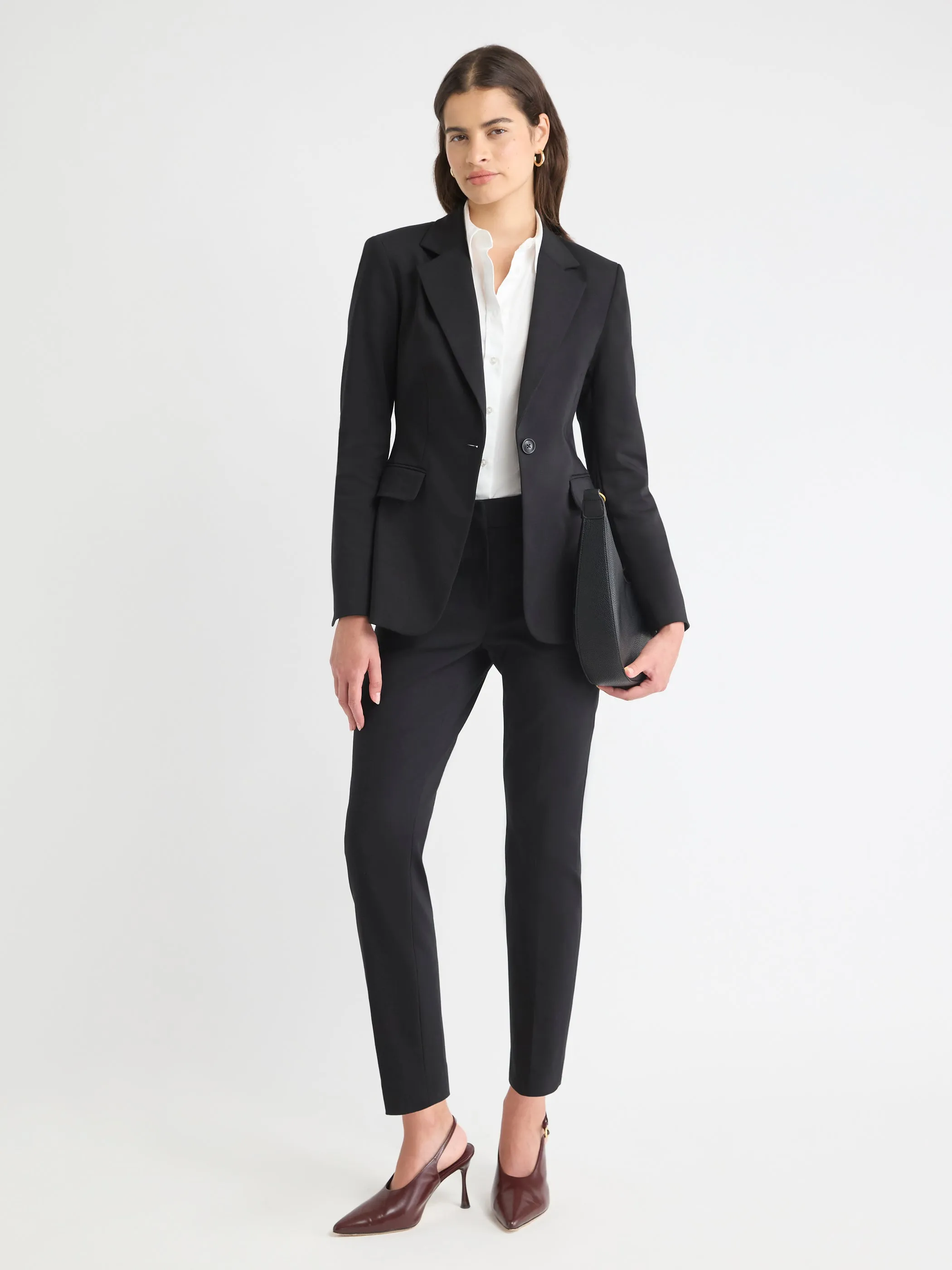 Limitless Mid-Rise Slim-Leg Signature Ankle Pant sold by RW&CO. product image thumbnail 5