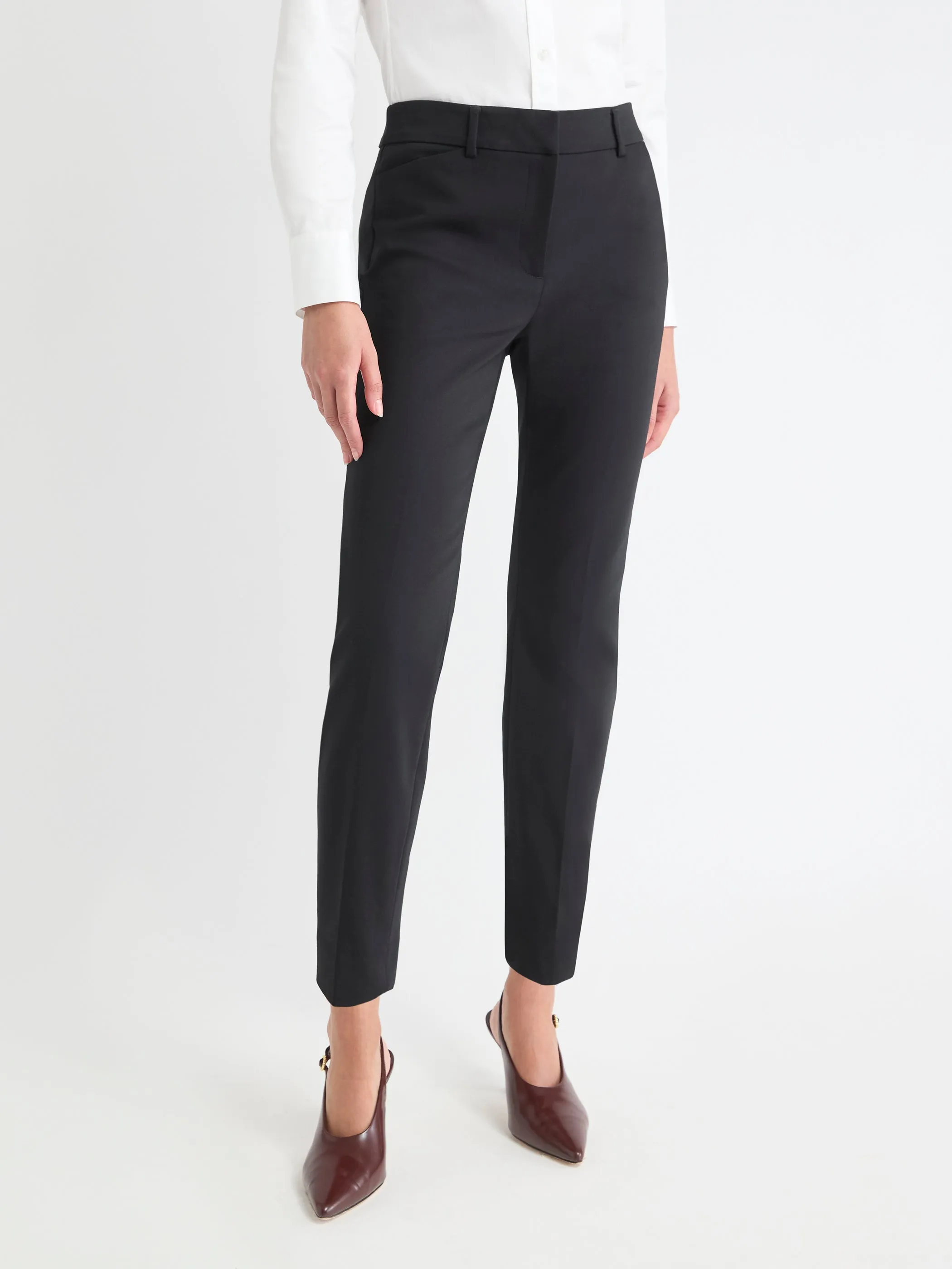 Limitless Mid-Rise Slim-Leg Signature Ankle Pant sold by RW&CO. product image thumbnail 2