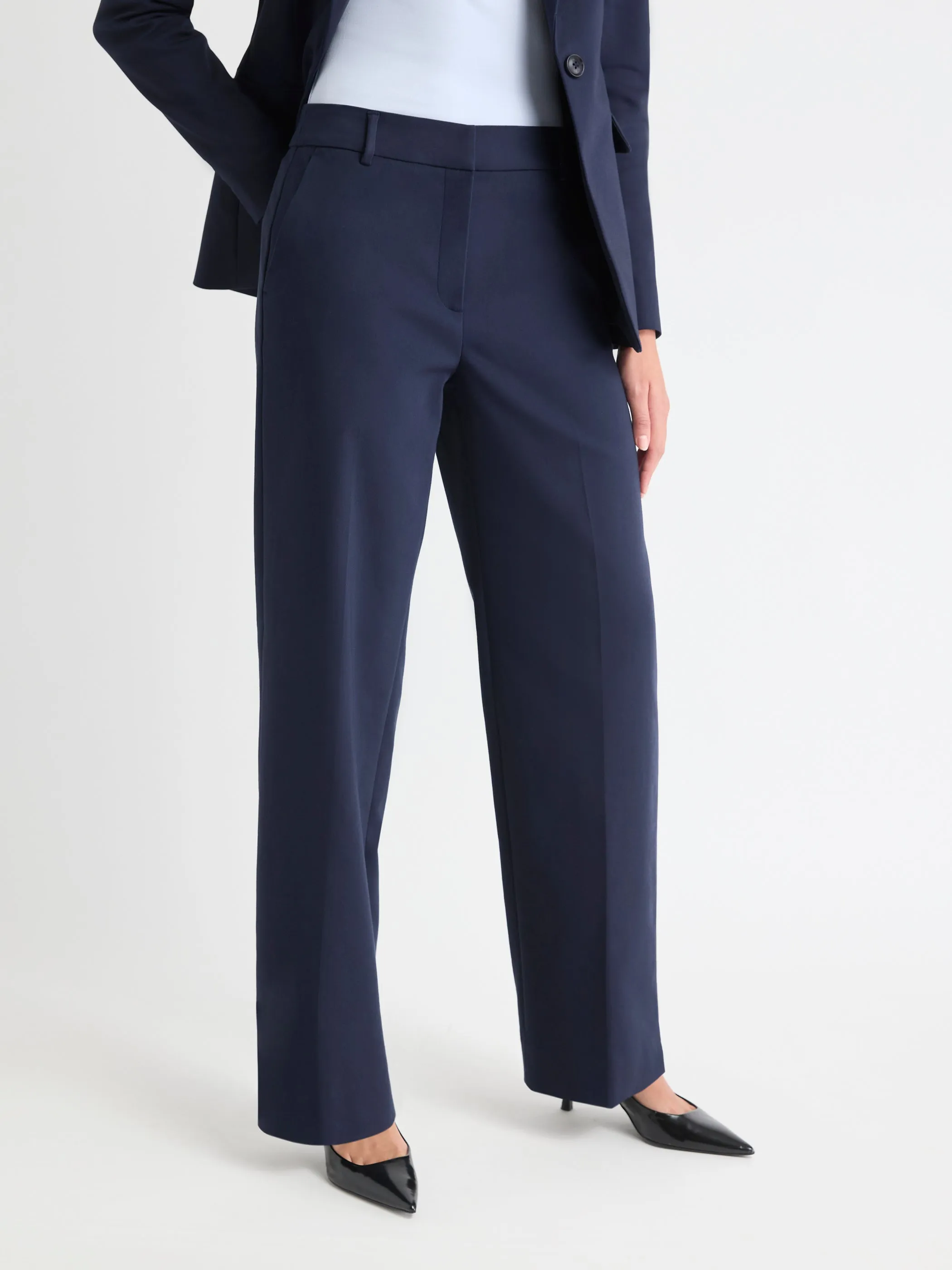 Limitless High-Rise Wide-Leg Signature Fit Pant sold by RW&CO. product image thumbnail 2