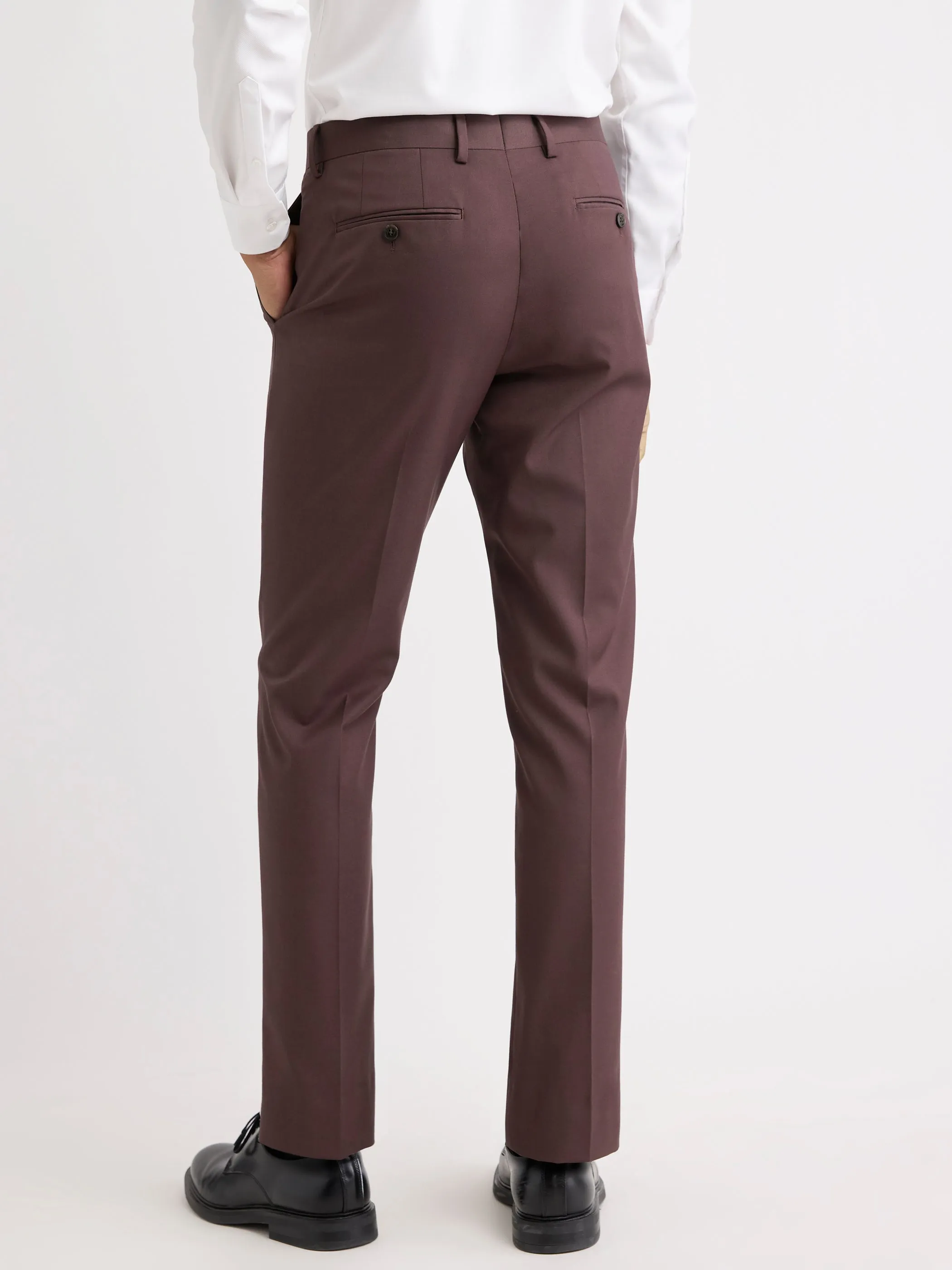 Slim-Fit Lavender Suit Pant sold by RW&CO. product image thumbnail 3