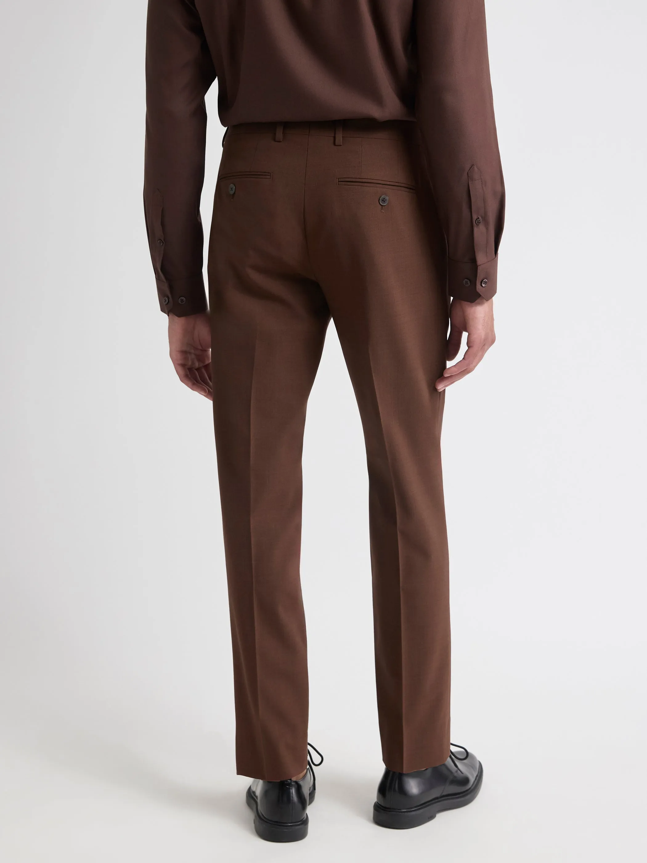 Slim-Fit Wool Suit Pant sold by RW&CO. product image thumbnail 3