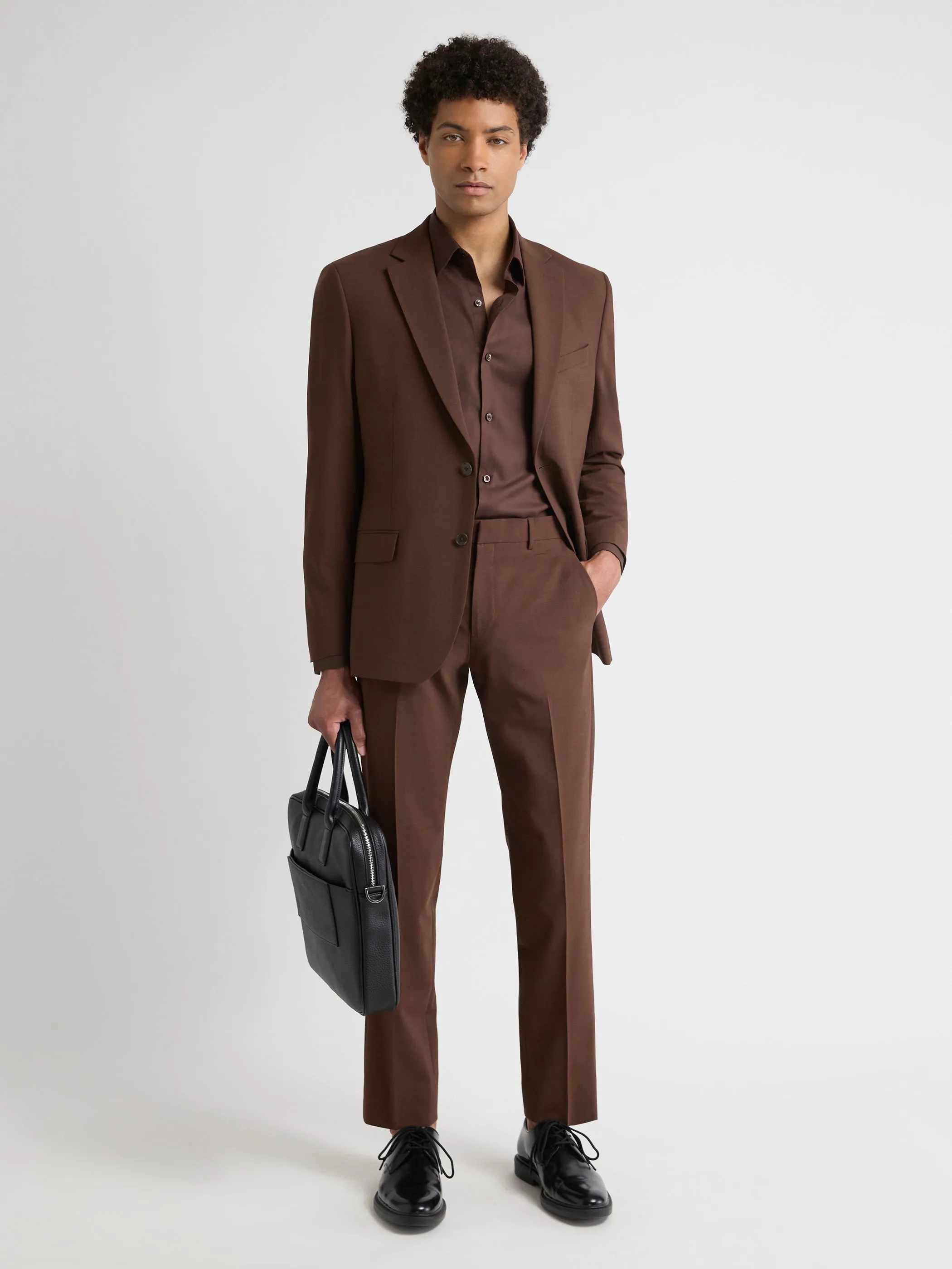 Slim-Fit Wool Suit Pant sold by RW&CO.