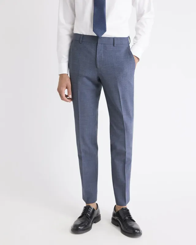 Slim-Fit Wool Check Suit Pant sold by RW&CO.