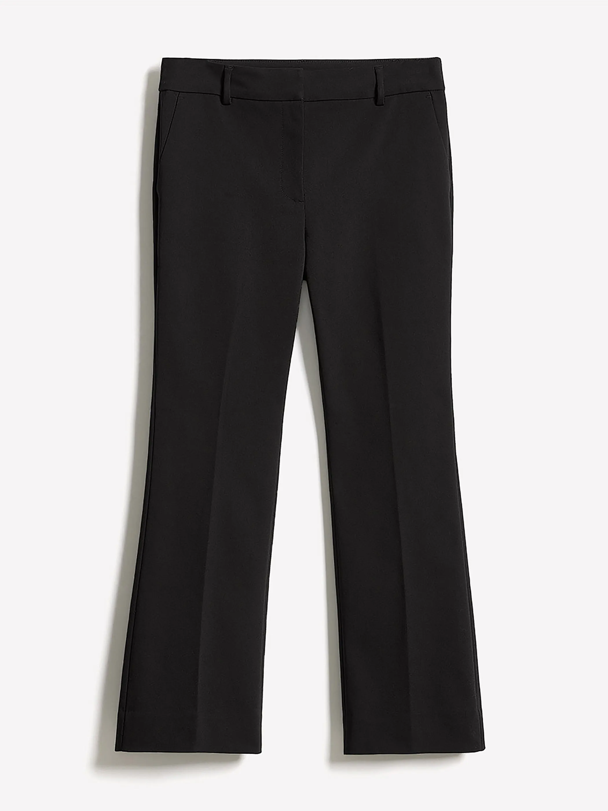 Limitless Black Mid-Rise Flare-Leg Ankle Pant sold by RW&CO. product image thumbnail 4