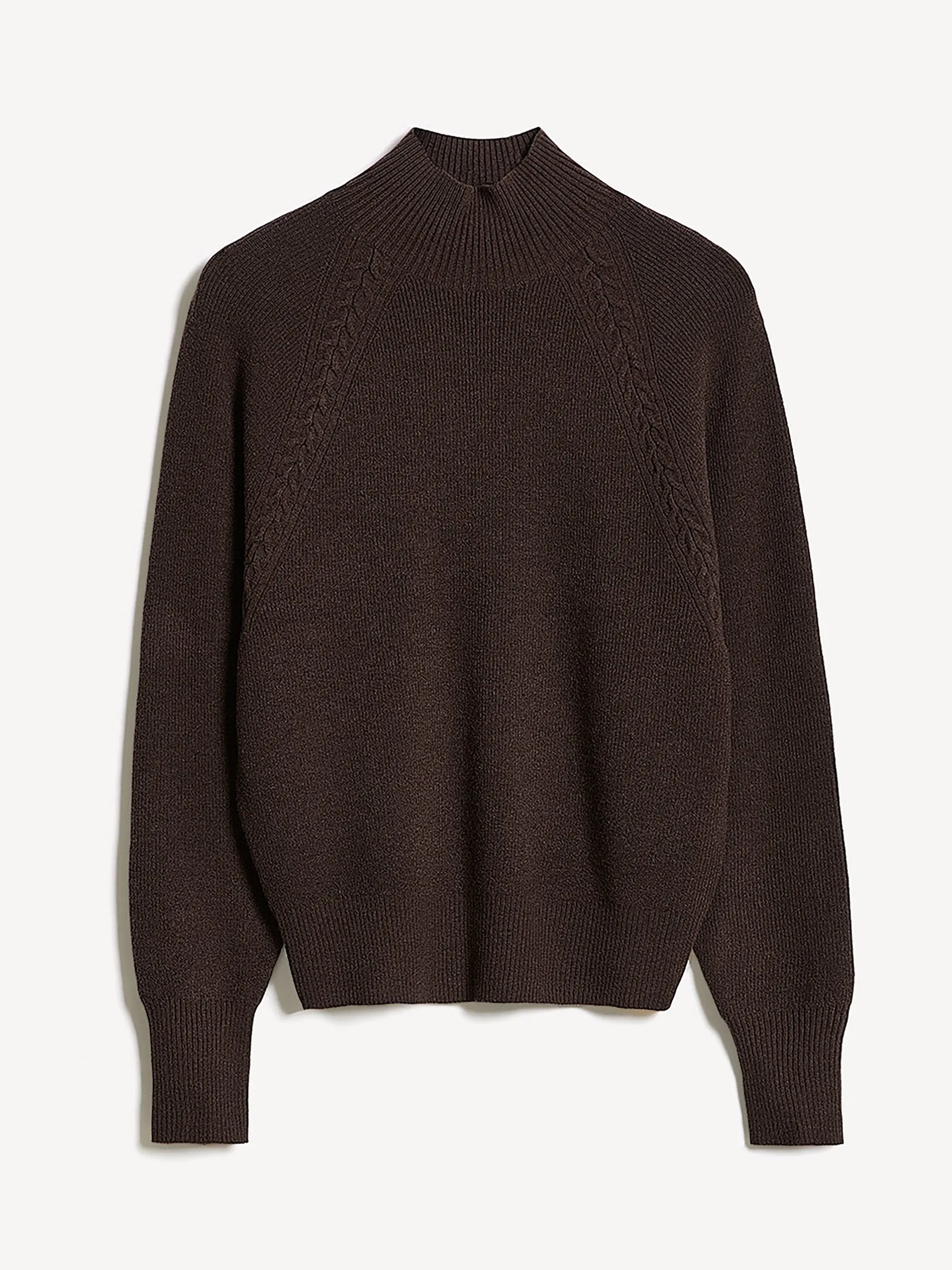 Long-Sleeve Mock-Neck Ribbed Pullover sold by RW&CO. product image thumbnail 4