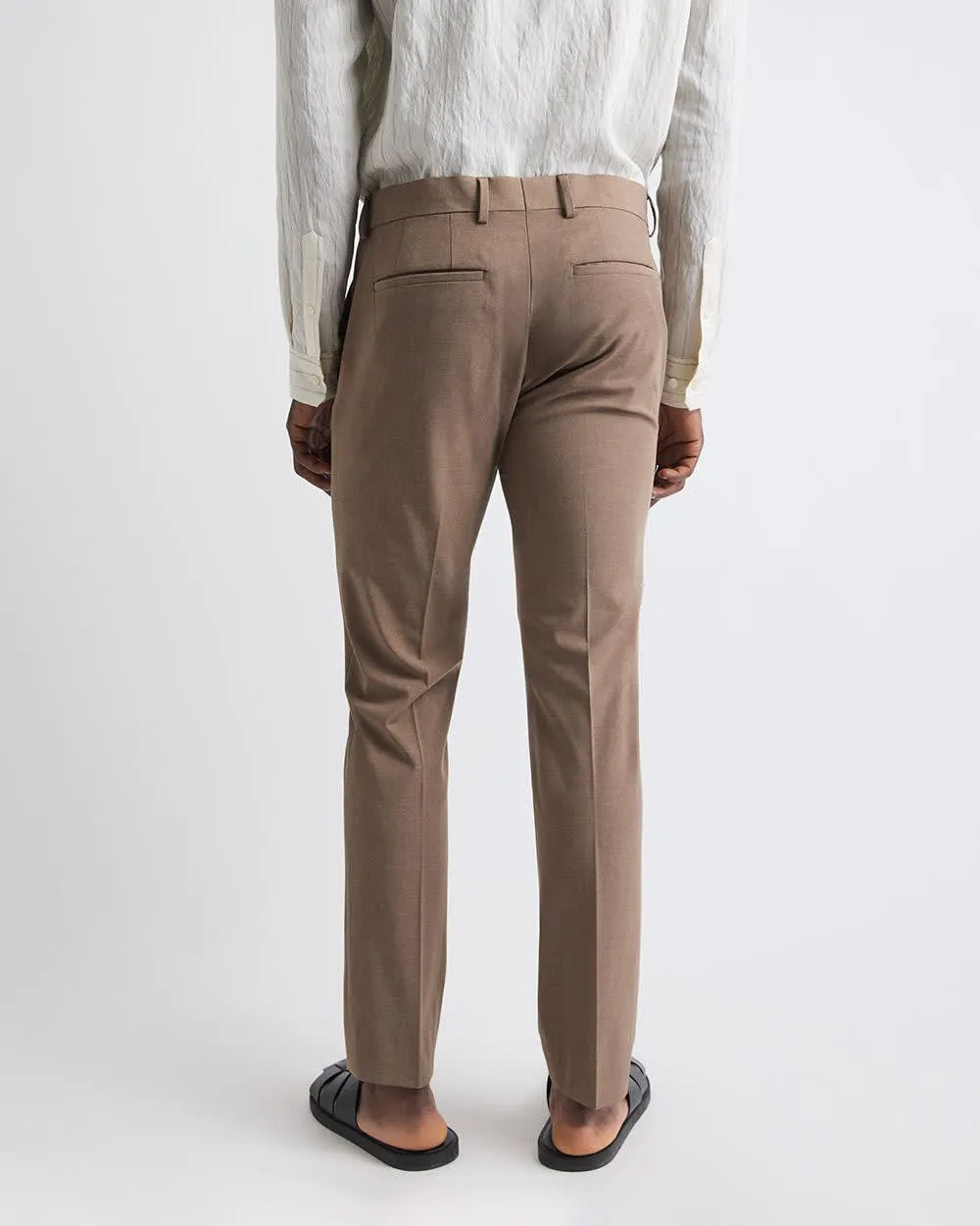 Slim-Fit Rose Taupe Suit Pant sold by RW&CO. product image thumbnail 3