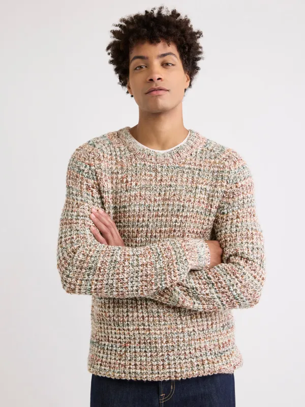 Textured Marled-Wool Sweater sold by RW&CO.