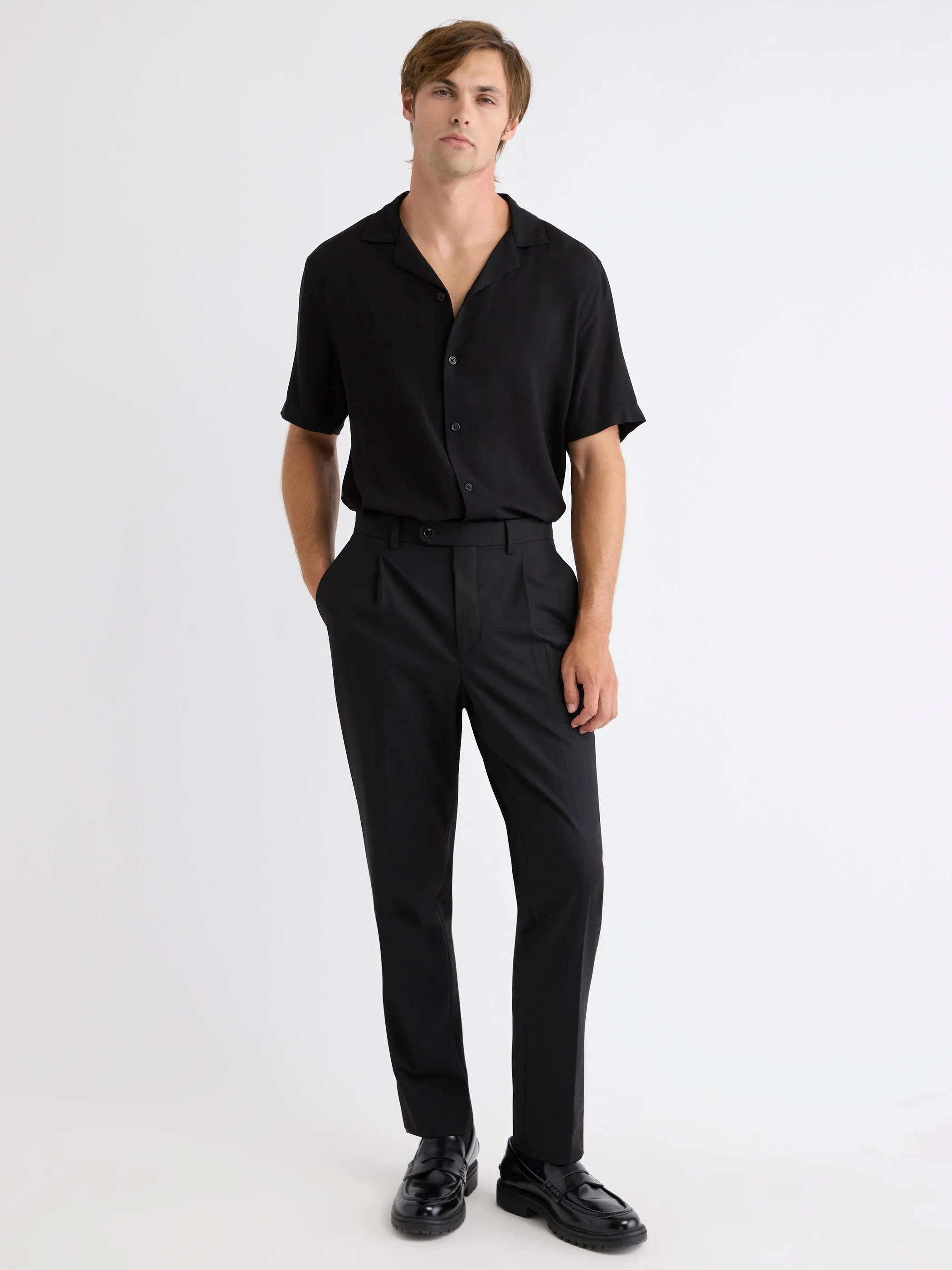 Short-Sleeve Shirt with Camp Collar sold by RW&CO. product image thumbnail 2