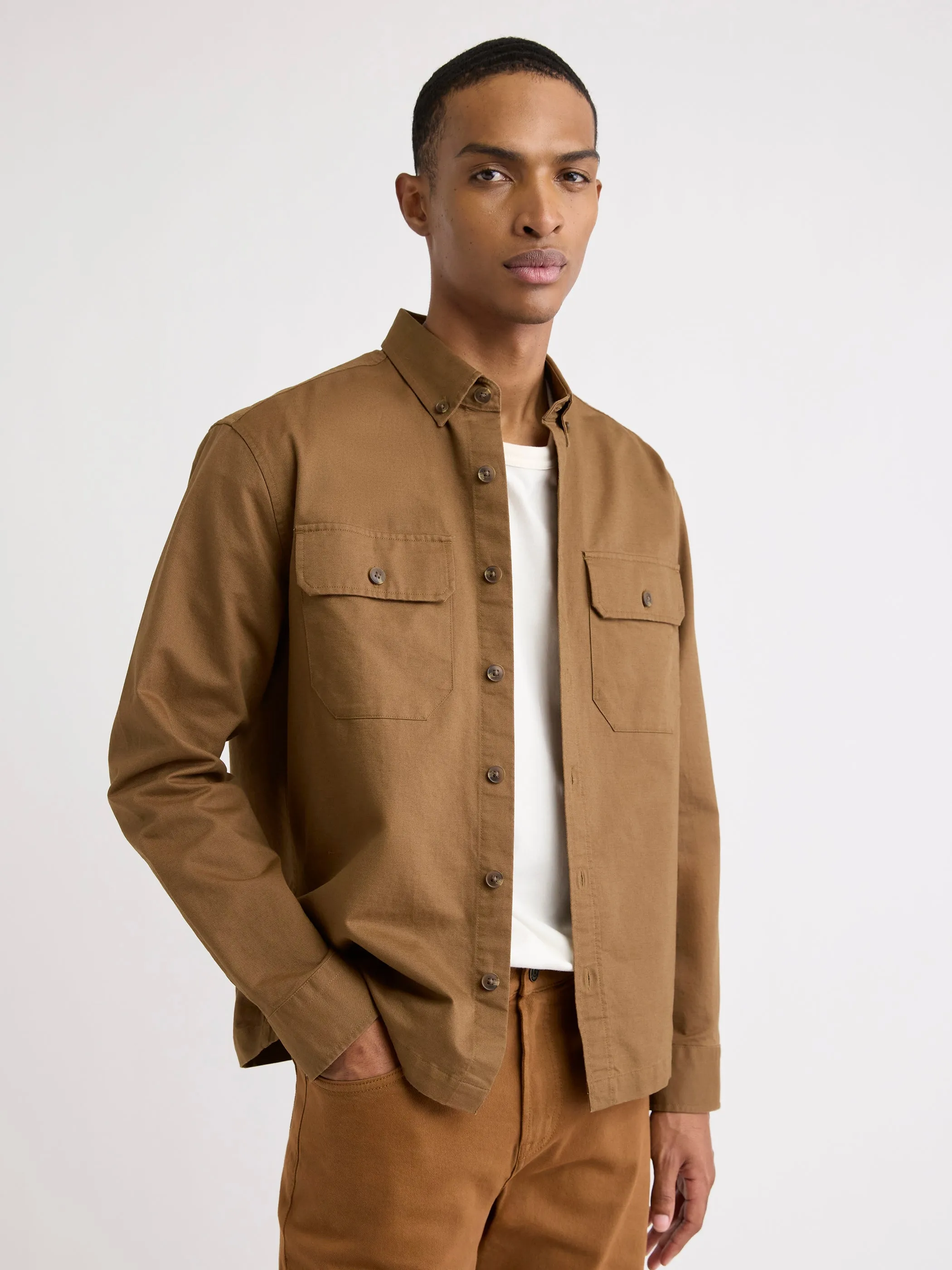 Canvas Overshirt sold by RW&CO.