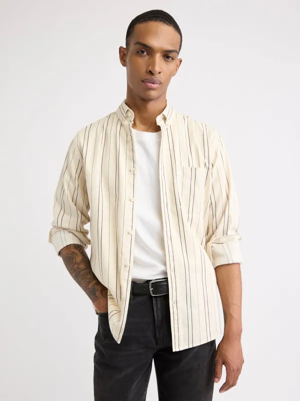 Striped Long-Sleeve Shirt sold by RW&CO.