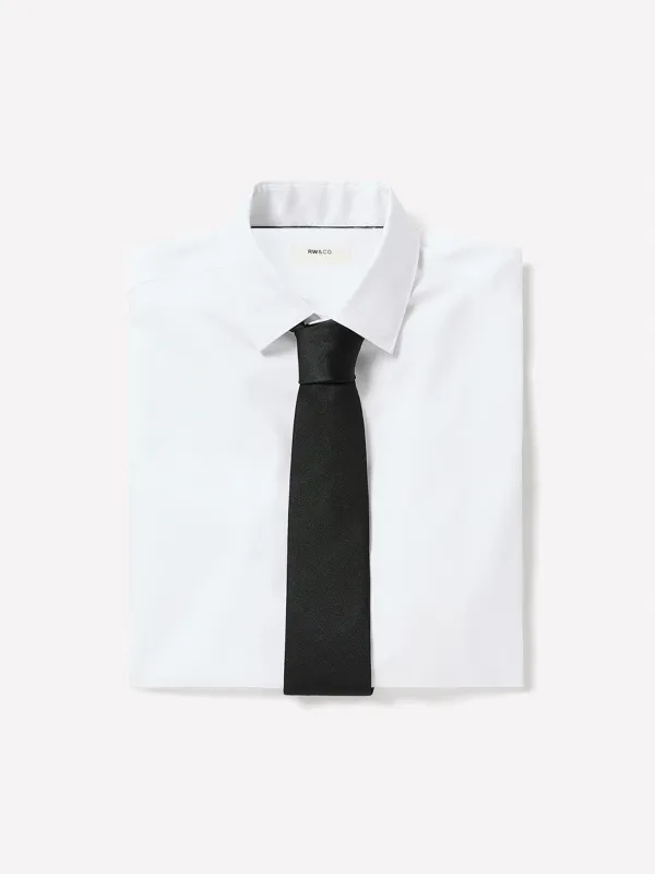 Regular Fit Solid Supima (R) Twill Dress Shirt sold by RW&CO.