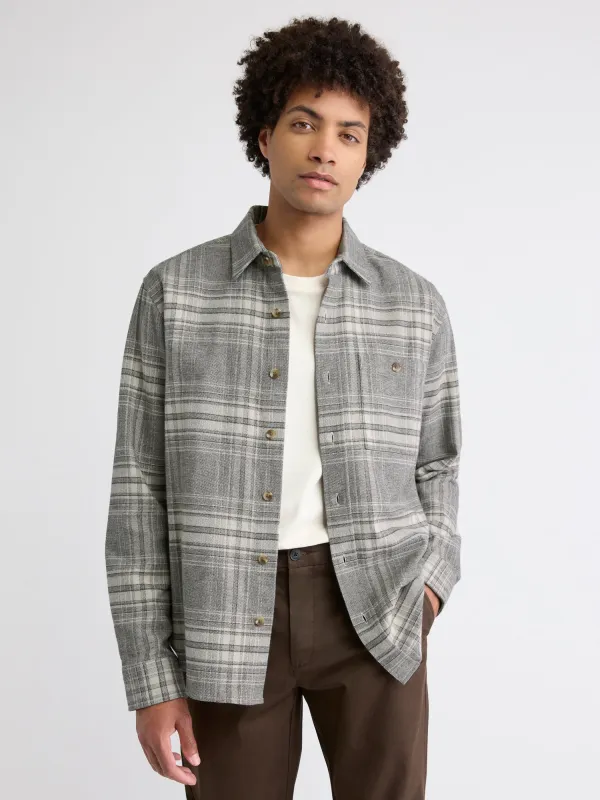 Tailored Plaid Overshirt sold by RW&CO.
