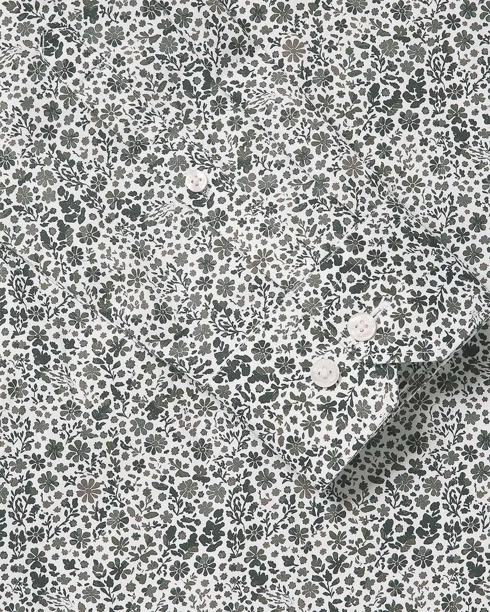 Slim-Fit Dress Shirt with Floral Pattern sold by RW&CO. product image thumbnail 5