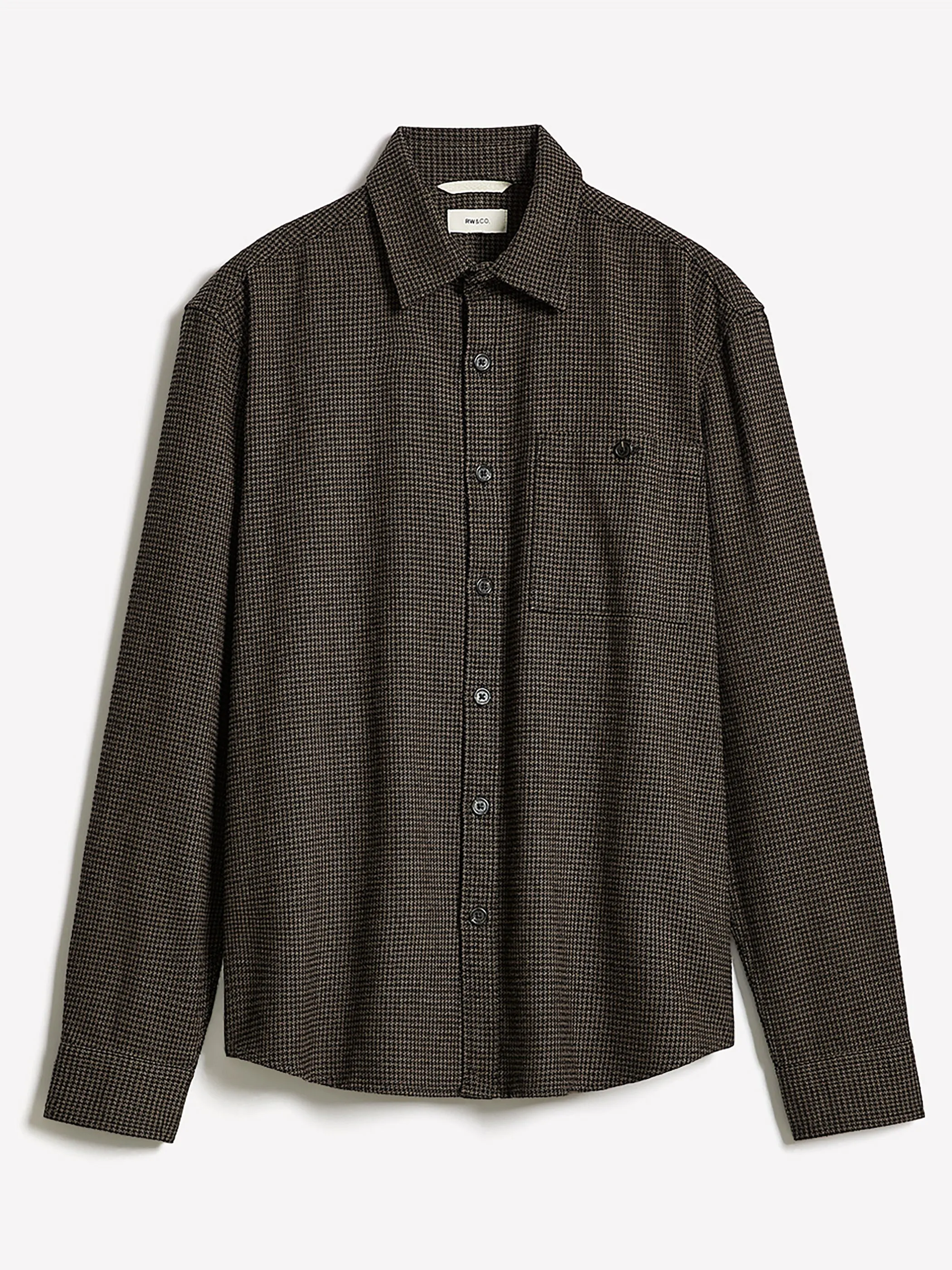Houndstooth Overshirt sold by RW&CO. product image thumbnail 4