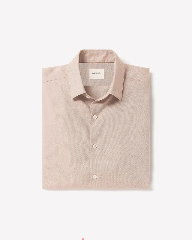 Slim-Fit Dobby Dress Shirt sold by RW&CO.