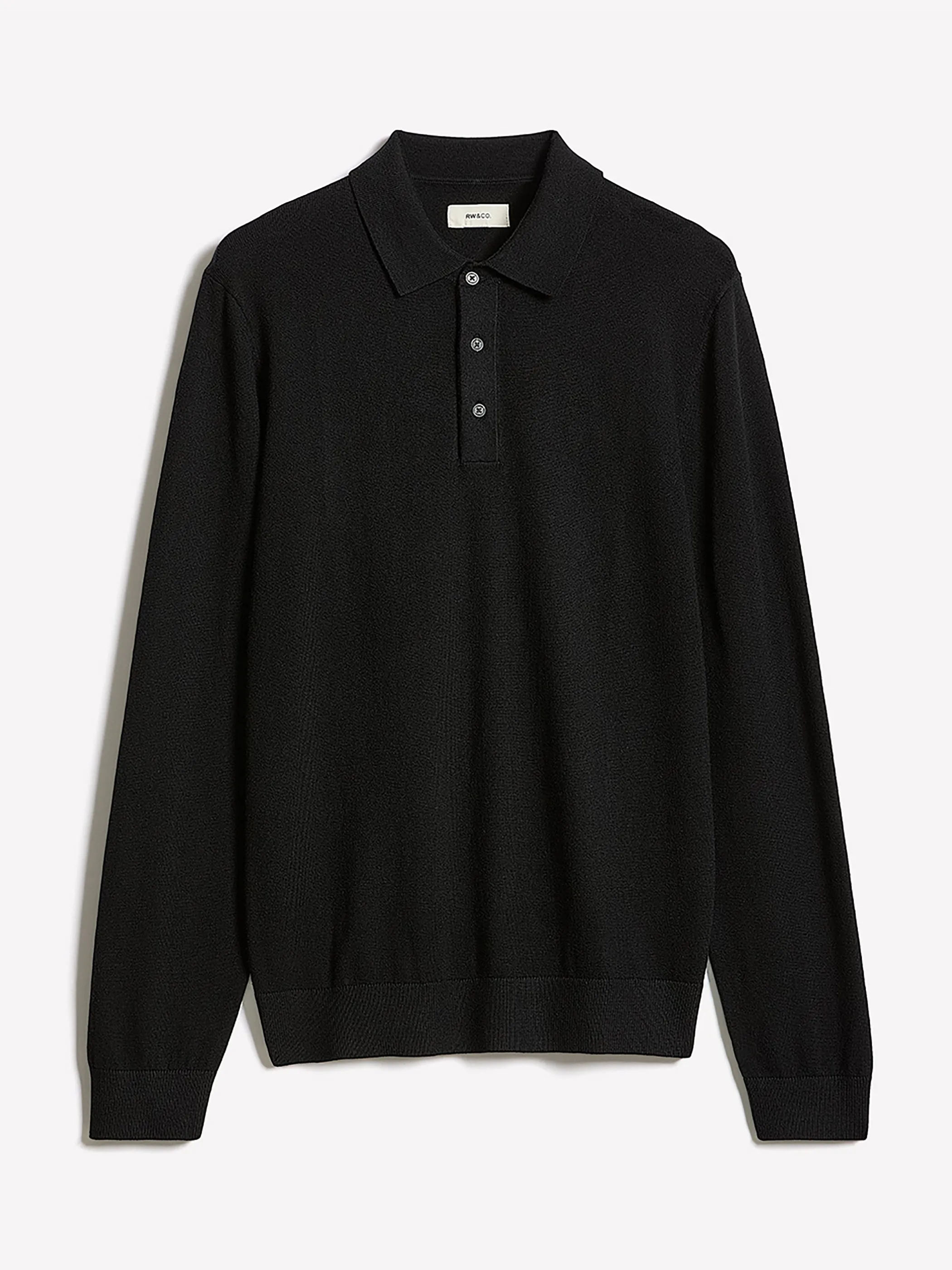 Long-Sleeve Polo Sweater sold by RW&CO. product image thumbnail 4