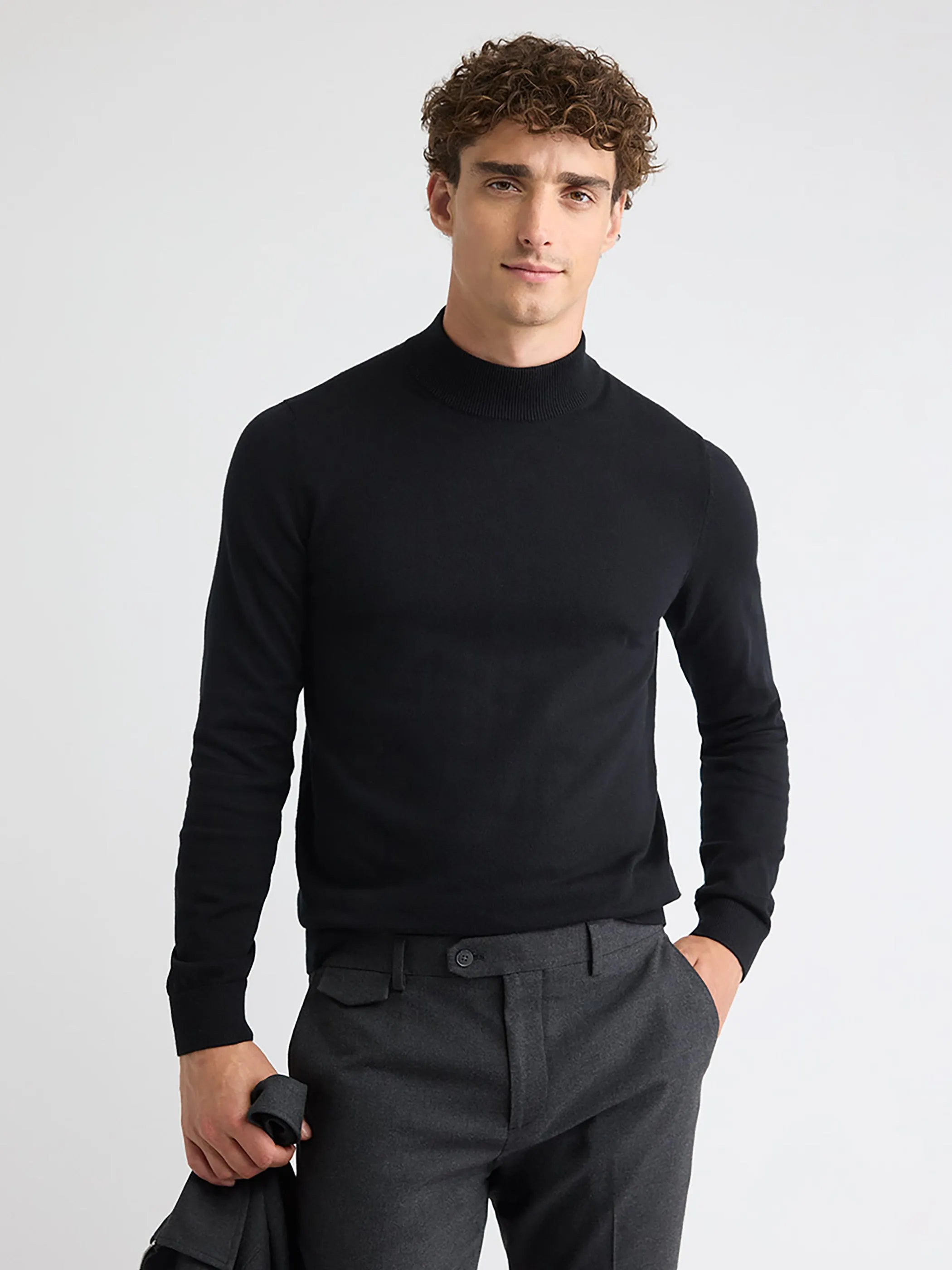 Long-Sleeve Mock-Neck Sweater sold by RW&CO.