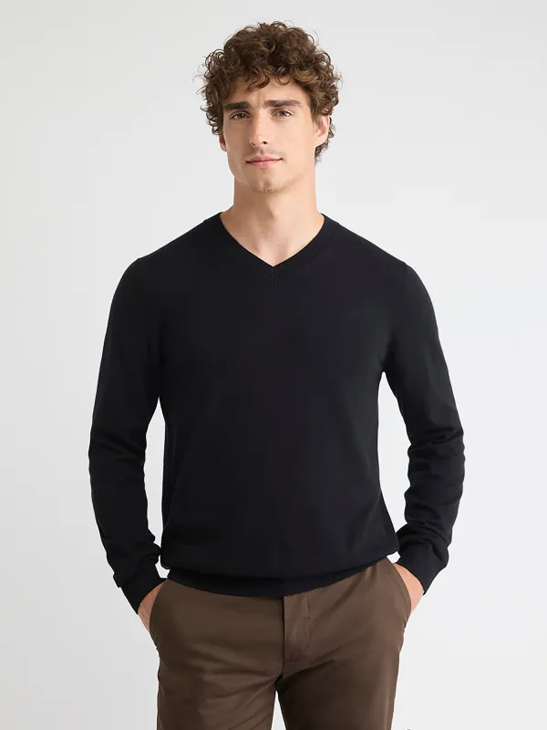 Long-Sleeve V-Neck Sweater sold by RW&CO.